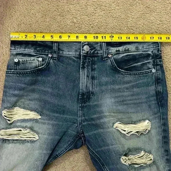 PacSun Men’s 34x30 Stacked Skinny Stretch Denim Jeans - Picture 10 of 11